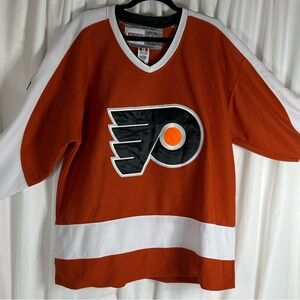 Bernie Parent Signed NHL Philadelphia Flyers Jersey size 52